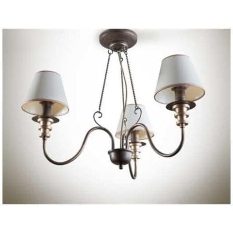 Lampadario Beatrice Antracite 3xe14 45x44cm - Foto 1