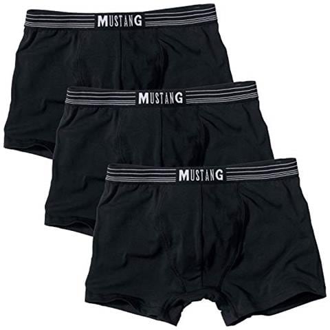 Pantaloncini Da Uomo, Confezione Da 3, Pantaloncini Da Boxe, Pantaloni, Vero Denim, S-xl: Colour: Black / black / black | Size: X-large - Foto 1