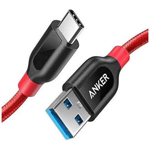 Powerline Usb-c A Usb 3.0 (3 Piedi 09 M) Lunga Durata Per Type-c Usb Devices Per Samsung Galaxy S10 S9 Macbook Sony Xz Lg V20 G5 G6 Htc 10 Xiaomi 5 More - Foto 1
