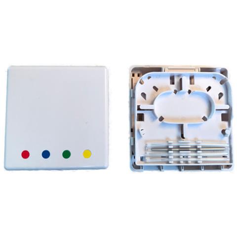 Scatola Ftth Indoor Ip20 4 X Sc O Lc Duplex 80x80 Con Passacavo Versione Termoretraibile - Foto 2