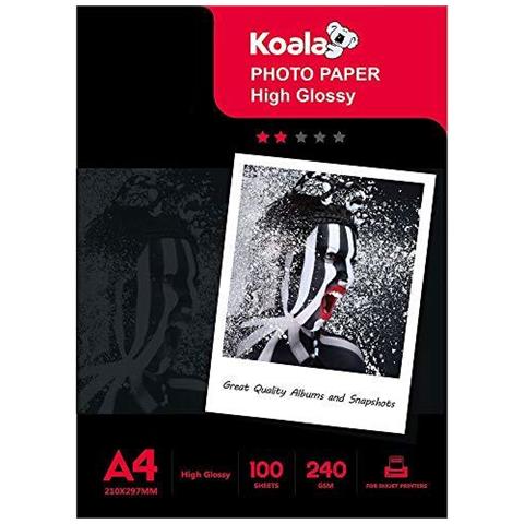 Uinkit Carta Lucida Per Stampanti A Getto D'inchiostro, 16,8 Kg, 20 X 28 Cm - Foto 11