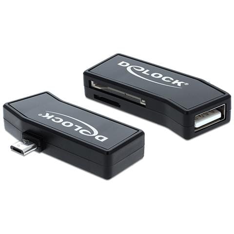 91730, MicroSD (TransFlash) , MicroSDHC, MicroSDXC, MMC, SD, SDHC, SDXC, USB 2.0, Nero - Foto 2