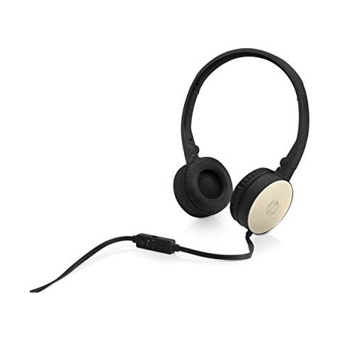 Cuffie H2800 Cablate co Microfino e Controlli Audio in Linea Colore Nero /Oro - Foto 2