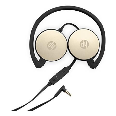 Cuffie H2800 Cablate co Microfino e Controlli Audio in Linea Colore Nero /Oro - Foto 1