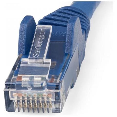 Cavo Ethernet CAT6 da 7 m - LSZH (Low Smoke Zero Halogen) - 10 Gigabit 650MHz 100W PoE RJ45 - Cavo di rete Lan UTP - Cavo patch categoria 6 antigroviglio - CAT 6, Certificazione ETL, 24AWG - Blu - Foto 3