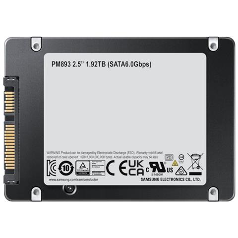 SSD 1,92 TB Serie PM893 2.5" Interfaccia Serial ATA III 6 GB / s - Foto 5