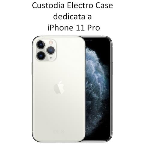 Elctro Slim Custodia Tpu Silicone Cover Case Per Huawei P Smart (2020) Trasparente Blu - Foto 2