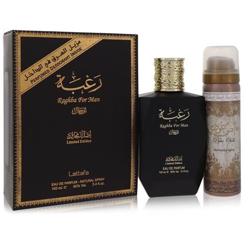 Raghba Man By Eau De Parfum Spray Plus 1.7 Oz Deodorant Spray 3.4 Oz (men) - Foto 1
