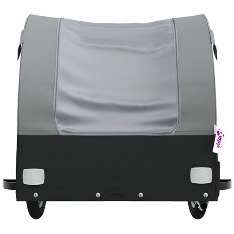 Rimorchio Da Bici Da Carico Nero E Grigio 45 Kg In Ferro - Foto 10