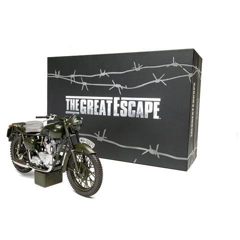 Triumph Tr6 1962 Trophy Dal Film ''la Grande Fuga - The Great Escape'' Con Steve Mcqueen 1:12 - Foto 1