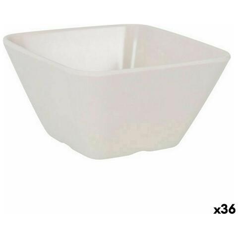 Ciotola Per Aperitivi La Mediterránea Melammina Bianco Brillante 10 X 10 X 5 Cm (36 Unità) - Foto 1
