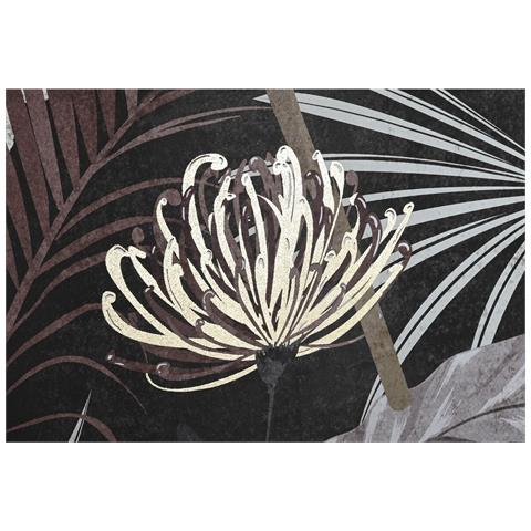 Quadro Dkd Home Decor 83 X 4,5 X 122,5 Cm 83 X 4,5 X 123 Cm Tropicale Foglia Della Pianta (2 Unità) - Foto 3