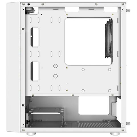 Case Logic Atos Mini Tower Mini ITX, micro ATX 1 Porta USB 3.2 Colore Bianco (Finestrato) - Foto 2