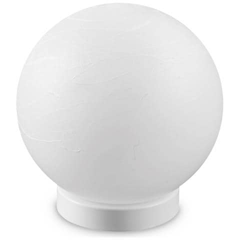 Lumetto Contemporaneo Carta Metallo Bianco 1 Luce E27 25w Ip20 - Foto 1