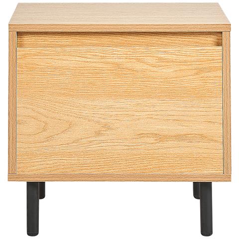 Comodino 1 Cassetto Nikea Marrone Chiaro - Foto 2