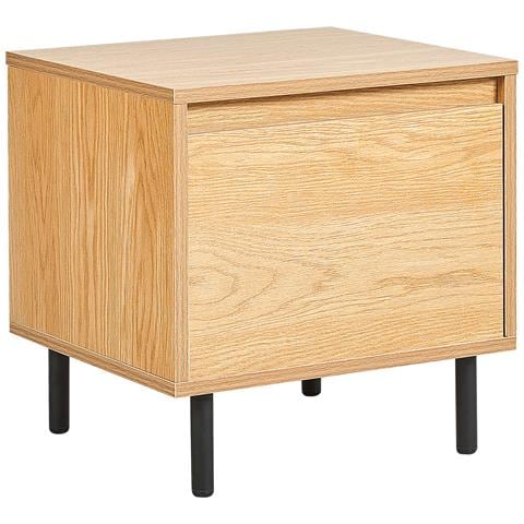 Comodino 1 Cassetto Nikea Marrone Chiaro - Foto 8