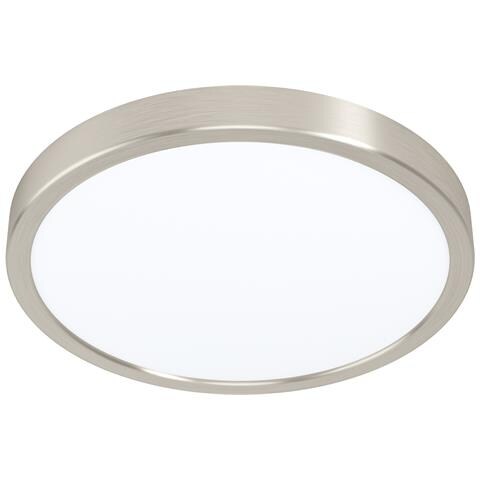 Plafoniera Moderna Fueva 5 Acciaio Nichel Satinato Led 20,5w 4000k - Foto 1
