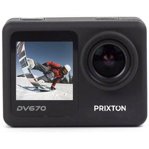 Action Camera DV670 a Doppio Schermo da 4K Wi-Fi Colore Nero - Foto 1