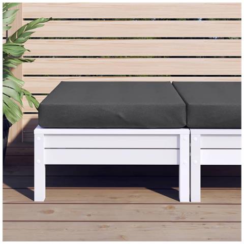 Cuscino Per Pallet Antracite Mélange 60x60x10 Cm In Tessuto - Foto 3