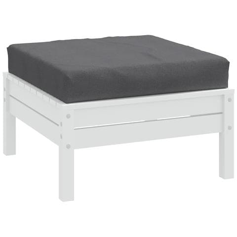 Cuscino Per Pallet Antracite Mélange 60x60x10 Cm In Tessuto - Foto 1