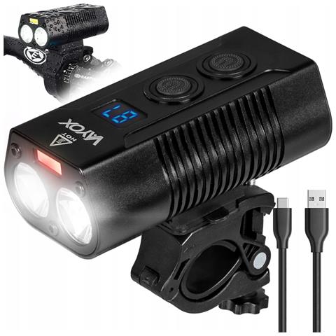 Luce Per Bicicletta 750 Lm 2x Xml + Cob + Powerbank Va0045 Vayox - Foto 1