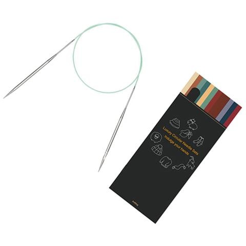 Ferri Da Maglia Circolari In Acciaio Inossidabile 2,5 Mm - Foto 2