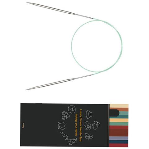 Ferri Da Maglia Circolari In Acciaio Inossidabile 2,5 Mm - Foto 4