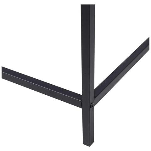 Scrivania Tavolo Porta PC Legno Metallo Casa Ufficio Design Industriale Brown - Foto 2