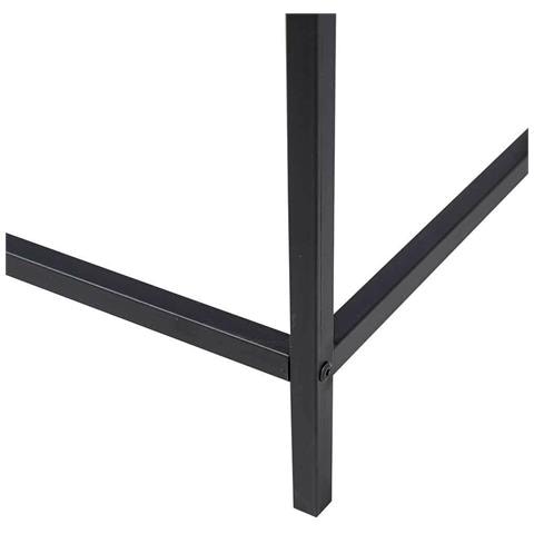 Scrivania Tavolo Porta PC Legno Metallo Casa Ufficio Design Industriale Brown - Foto 4