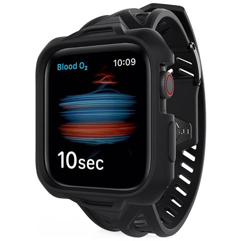 Cinturino Per Apple Watch 42-44 Mm Spectrum, Nero - Foto 1