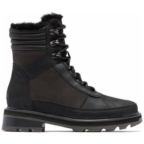 Lennox Lace Cozy Stkd Wp Booties Stivaletti Pelle Scarpe Donna Nero Eu 37, 9271093 093 - Foto 1