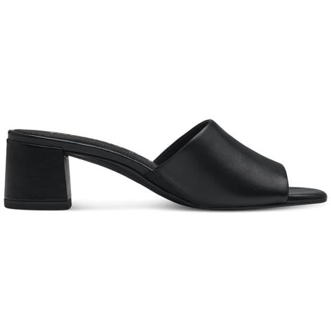 Black Casual Open Mules Ciabatte Pelle Scarpe Donna Nero Eu 39, 1-27204-42 001 - Foto 3