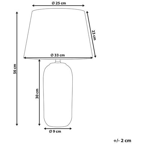 Lampada Da Tavolo Aibonito Porcellana Bianco/blu - Foto 7