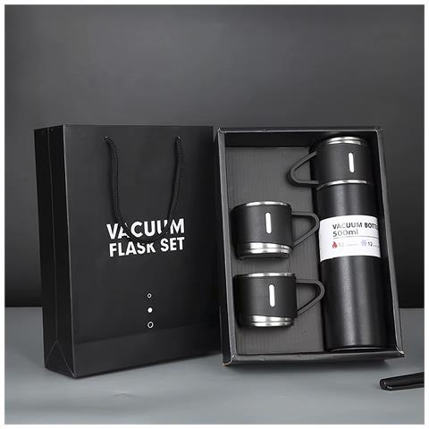 Set Di Thermos Da 500ml E 3 Tazze Isolanti. Mantenimento Del Freddo E Del Caldo Da 6 A 12 Ore. - Foto 6