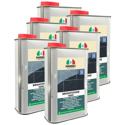 Brightstone Nero 1ltx6pz - Cera Per Ardesia Nera E Pietre - Foto 1