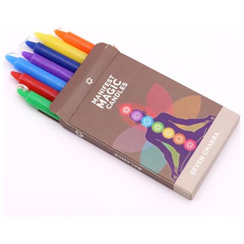 Set 7 Candele Incantesimo - 7 Chakra - Foto 2