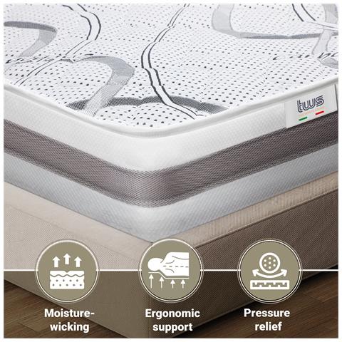 Materasso Singolo 105x200 Premium Quality | Altezza 20 Cm | Made In Italy - Foto 5