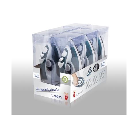 Ferro a Vapore PL120 Piastra in Acciaio Inossidabile Potenza 2200 W Colore Blu Bianco - Foto 3