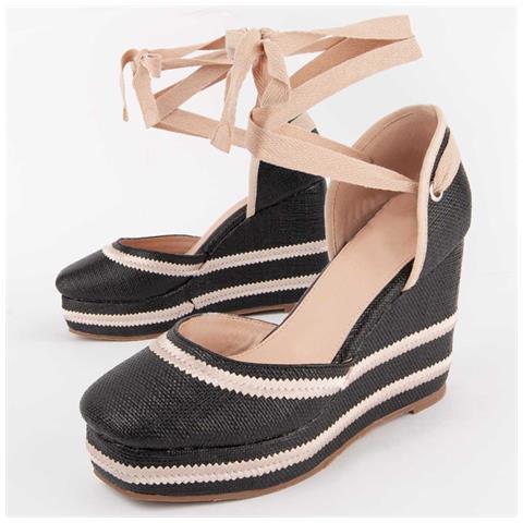 Montevita Wedge Sparto Balenci11 Nero . - Foto 1