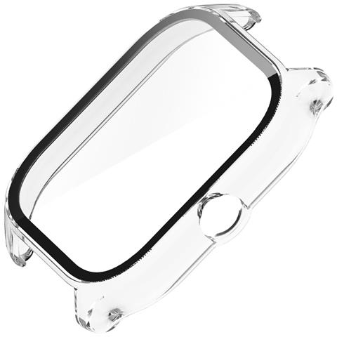 Compatibile Con Amazfit Gts4 Custodia Bianca Trasparente - Pc + Pellicola Temperata Transparent - Foto 2