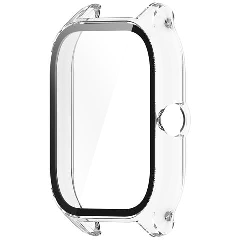 Compatibile Con Amazfit Gts4 Custodia Bianca Trasparente - Pc + Pellicola Temperata Transparent - Foto 1