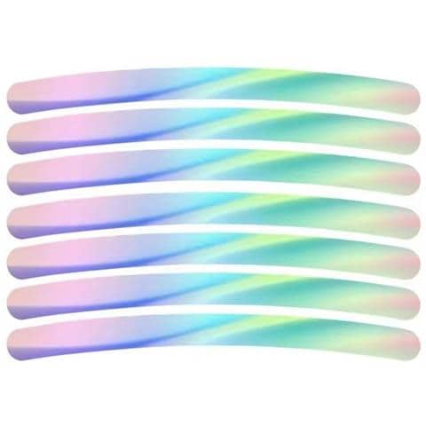 Strisce Adesive Riflettenti Per Cerchioni Moto E Bici - Effetto Notturno Colorato - Foto 1