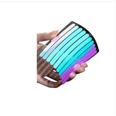 Strisce Adesive Riflettenti Per Cerchioni Moto E Bici - Effetto Notturno Colorato - Foto 2