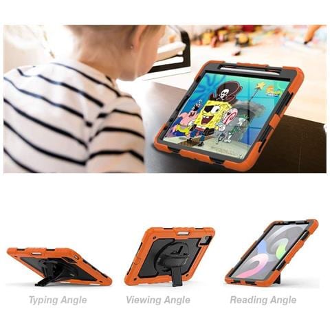 Custodia Per Ipad Pro 12.9"" Con Supporto E Tracolla Arancione - Foto 2