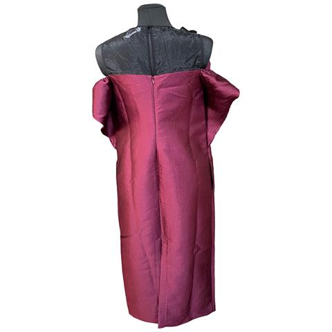 Abito Al Ginocchio Comodo Elegante Da Sera Elegante Rosso Taglia 36 - Foto 6