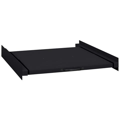 Mensola Intermedia per Lavatrice Nero 60 x 60 x 8 cm Acciaio - Foto 1