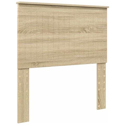 Testiera con testiera Rovere Sonoma 90 cm Legno multistrato - Foto 1