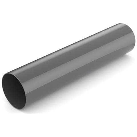 Tubo Pluviale Grafite 90mm 2m - Sistema Completo Per Grondaie - Foto 1