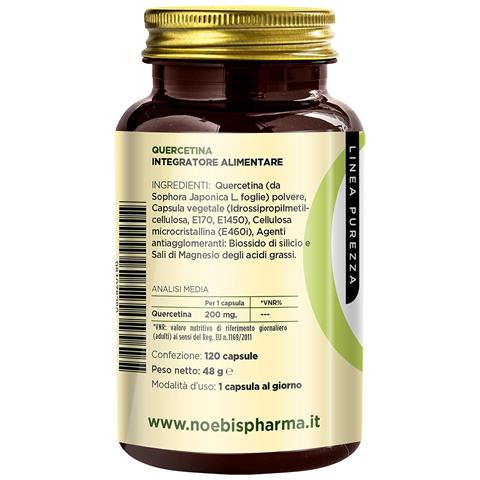 Quercetina 200 mg 120 Capsule - Alto Grado di Purezza - Flavonoide in Capsule Vegetali (Confezione quadrupla) - Foto 2