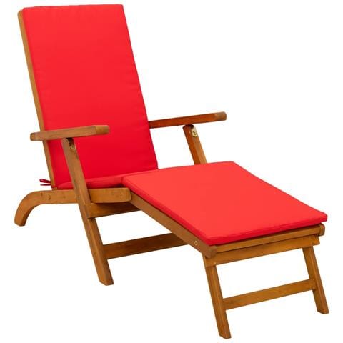 Lettino prendisole reclinabile e pieghevole 55 x 146 x 91 cm - Foto 1